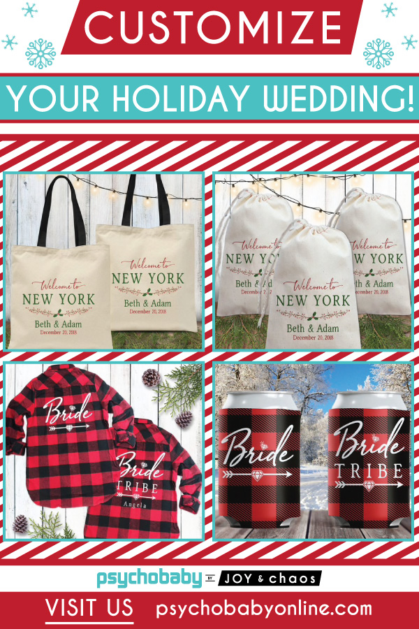 Custom Winter Wedding Favors and Gifts