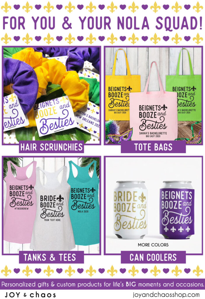 New Orleans Bachelorette Birthday Favors