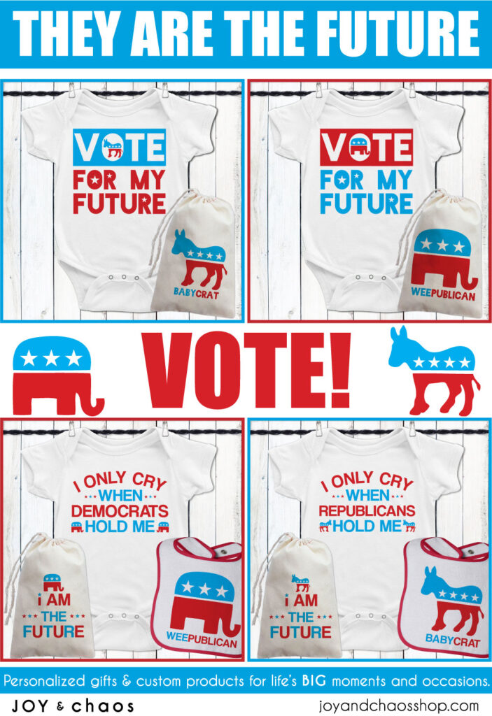 Political Baby Clothes and Gifts