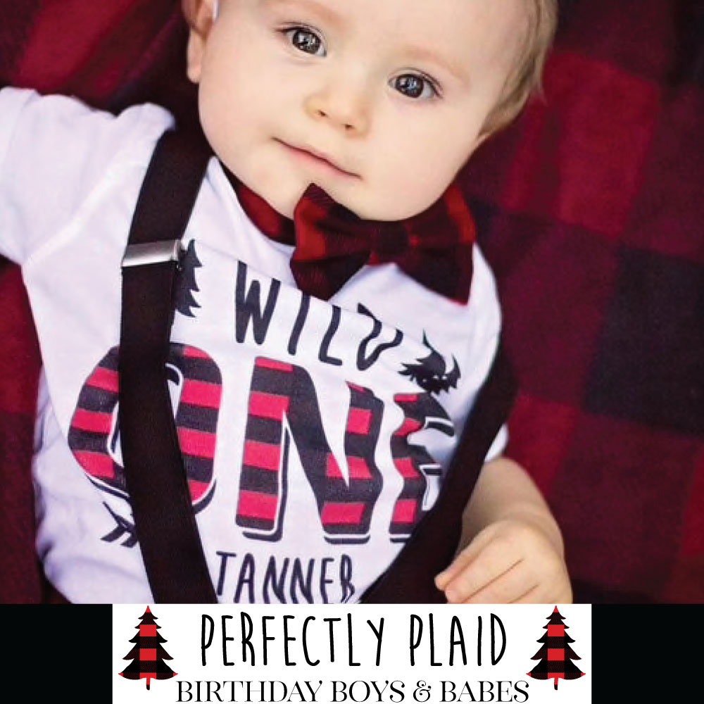 Personalized Plaid Baby Gifts